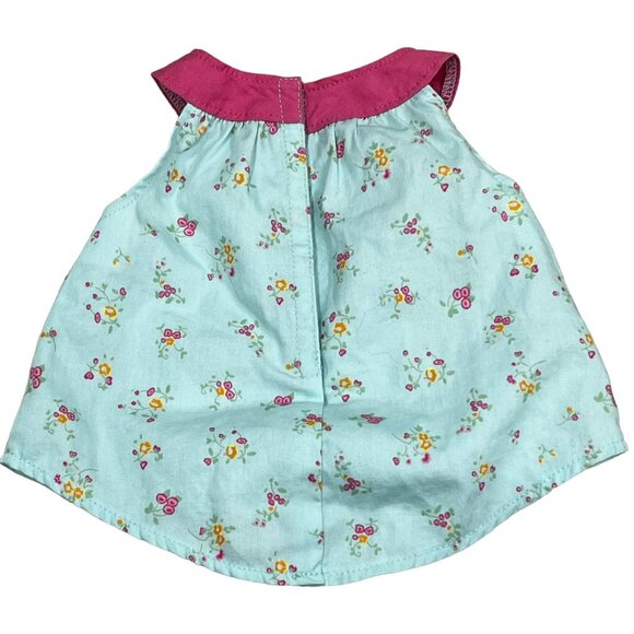 Bitty Baby American Girl 2011 Starter Set 15" Doll Dress Aqua & Pink - Picture 2 of 3